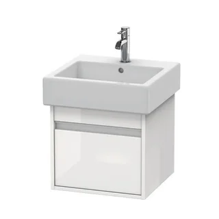 Тумба под раковину, Duravit, Ketho, шгв 450*440*410, раковина-необходимо заказать, цвет-белый