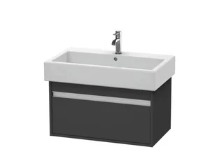 Тумба под раковину, Duravit, Ketho, шгв 750*440*410, раковина-необходимо заказать, цвет-графит матовый