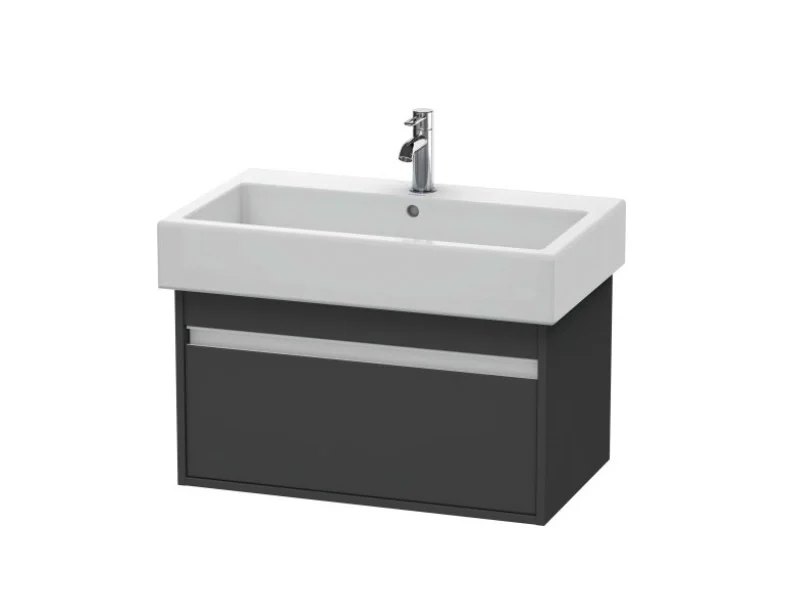 Тумба под раковину, Duravit, Ketho, шгв 750*440*410, раковина-необходимо заказать, цвет-графит матовый