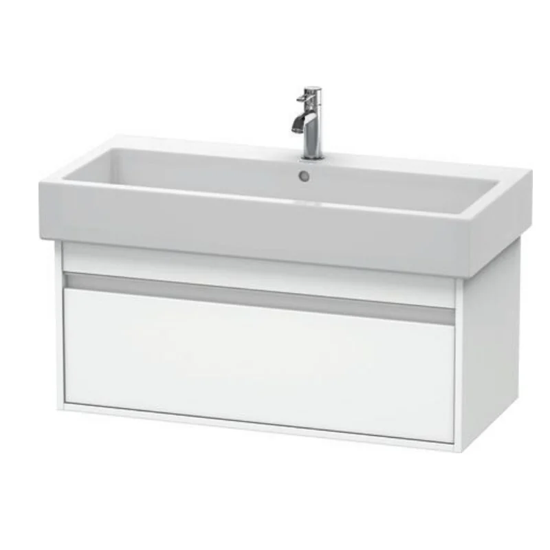Тумба под раковину, Duravit, Ketho, шгв 950*440*410, раковина-необходимо заказать, цвет-белый матовый