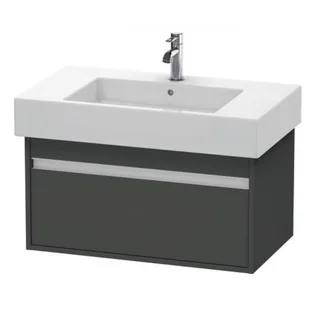 Тумба под раковину, Duravit, Ketho, шгв 800*455*410, раковина-необходимо заказать, цвет-графит матовый