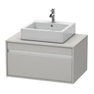 Тумба под раковину, Duravit, Ketho, шгв 800*550*426, раковина-необходимо заказать, цвет-бетонно-серый матовый