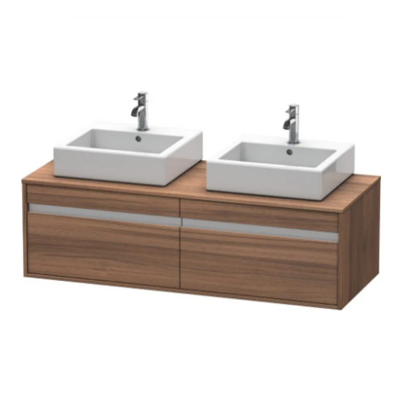 Тумба под раковину, Duravit, Ketho, шгв 1400*550*426, раковина-необходимо заказать, цвет-орех натуральный
