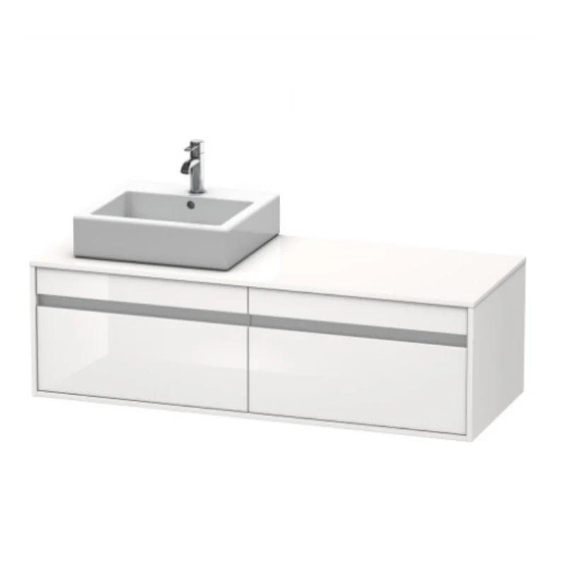 Тумба под раковину, Duravit, Ketho, шгв 1400*550*426, раковина-необходимо заказать, цвет-белый глянцевый