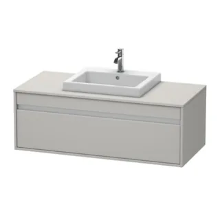 Тумба под раковину, Duravit, Ketho, шгв 1200*550*426, раковина-необходимо заказать, цвет-бетонно-серый матовый