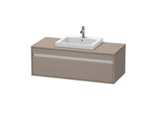 Тумба под раковину, Duravit, Ketho, шгв 1200*550*426, раковина-необходимо заказать, цвет-базальт матовый