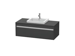 Тумба под раковину, Duravit, Ketho, шгв 1200*550*426, раковина-необходимо заказать, цвет-графит матовый