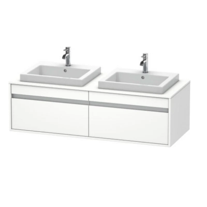 Тумба под раковину, Duravit, Ketho, шгв 1400*550*426, раковина-необходимо заказать, цвет-белый матовый