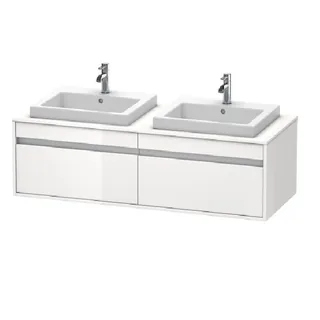 Тумба под раковину, Duravit, Ketho, шгв 1400*550*426, раковина-необходимо заказать, цвет-белый глянцевый