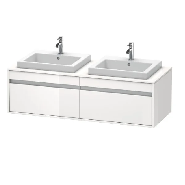 Тумба под раковину, Duravit, Ketho, шгв 1400*550*426, раковина-необходимо заказать, цвет-белый глянцевый