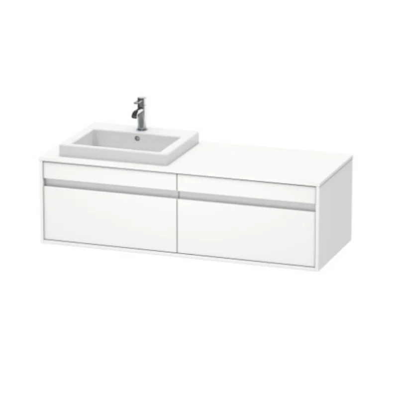 Тумба под раковину, Duravit, Ketho, шгв 1400*550*426, раковина-необходимо заказать, цвет-белый матовый
