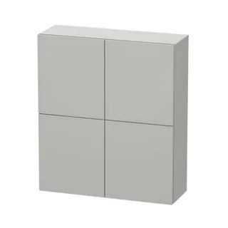 Шкаф, Duravit, L-Cube, шгв 700*243*800, петли-слева/справа, цвет-бетонно-серый матовый