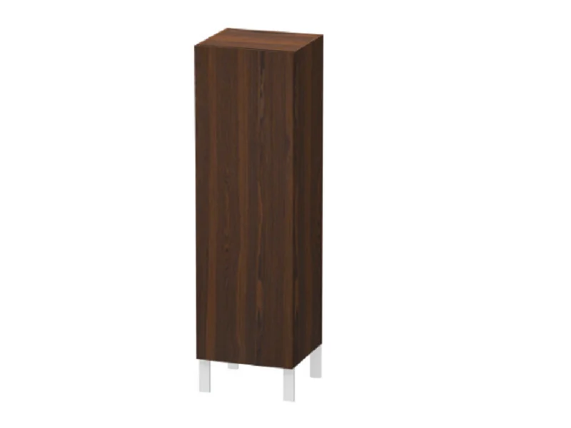 Шкаф-пенал, Duravit, L-Cube, шгв 400*363*1320, петли-справа, цвет-орех брашированный
