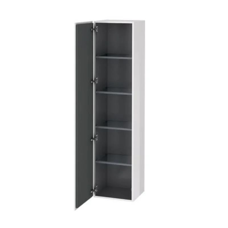 Шкаф-пенал, Duravit, L-Cube, шгв 400*363*1760, петли-справа, цвет-белый глянцевый