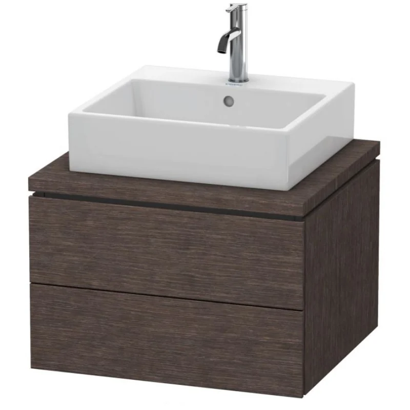 Тумба под раковину, Duravit, L-Cube, шгв 620*547*400, раковина-необходимо заказать, цвет-дуб тёмный брашированный