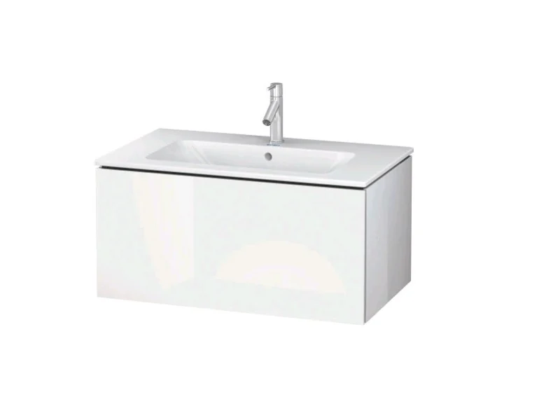 Тумба под раковину, Duravit, L-Cube, шгв 820*481*400, раковина-необходимо заказать, цвет-черный глянцевый