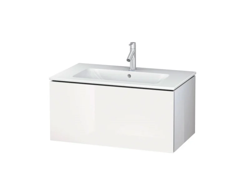 Тумба под раковину, Duravit, L-Cube, шгв 820*481*400, раковина-необходимо заказать, цвет-белый глянцевый лак