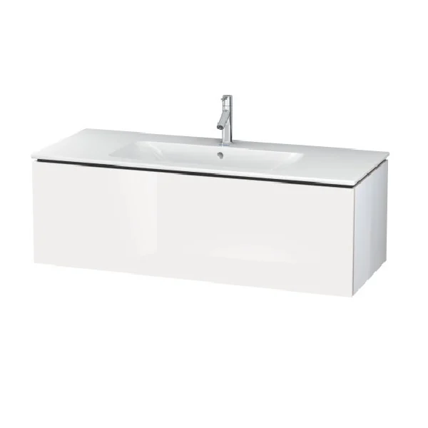 Тумба под раковину, Duravit, L-Cube, шгв 1220*481*400, раковина-необходимо заказать, цвет-белый глянцевый