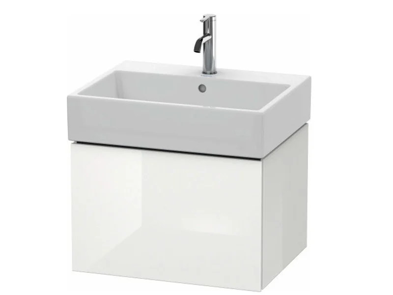Тумба под раковину, Duravit, L-Cube, шгв 584*459*394, раковина-необходимо заказать, цвет-белый глянцевый