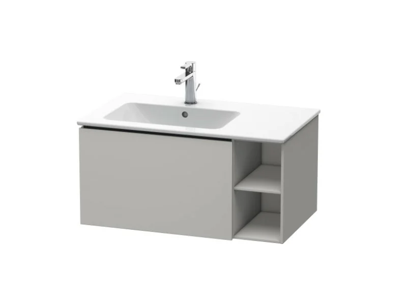 Тумба под раковину, Duravit, L-Cube, шгв 820*481*400, раковина-необходимо заказать, цвет-бетонно-серый матовый