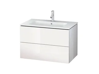 Тумба под раковину, Duravit, L-Cube, шгв 820*481*550, раковина-необходимо заказать, цвет-белый глянцевый лак — иконка
