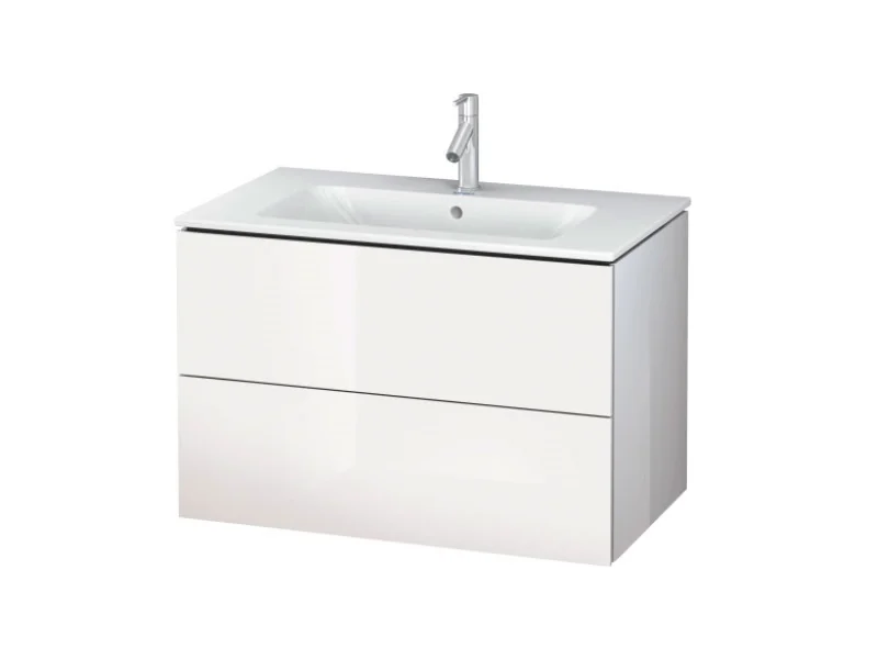 Тумба под раковину, Duravit, L-Cube, шгв 820*481*550, раковина-необходимо заказать, цвет-белый глянцевый лак