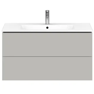 Тумба под раковину, Duravit, L-Cube, шгв 1020*481*550, раковина-необходимо заказать, цвет-бетонно-серый матовый