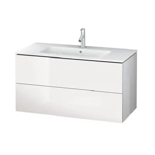 Тумба под раковину, Duravit, L-Cube, шгв 1020*481*550, цвет-белый глянцевый