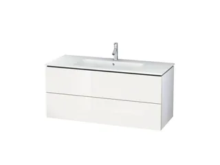 Тумба под раковину, Duravit, L-Cube, шгв 1220*481*550, раковина-необходимо заказать, цвет-белый глянцевый
