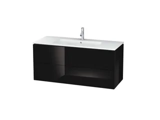Тумба под раковину, Duravit, L-Cube, шгв 1220*481*550, раковина-необходимо заказать, цвет-черный глянцевый
