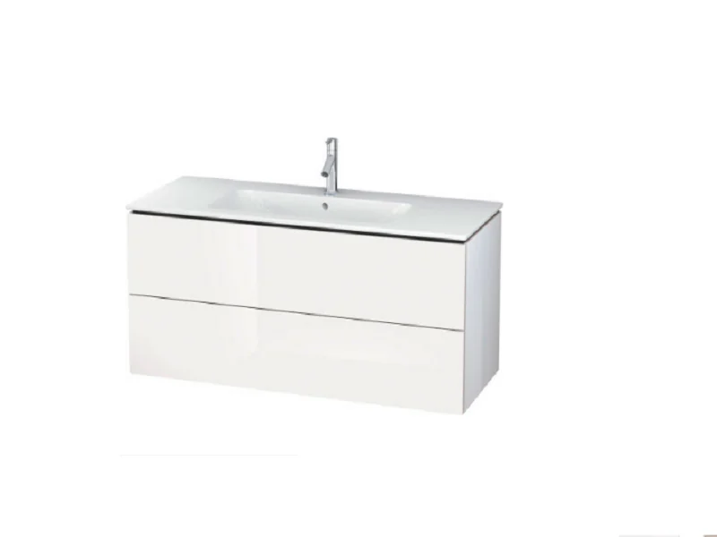 Тумба под раковину, Duravit, L-Cube, шгв 1220*481*550, раковина-необходимо заказать, цвет-белый глянцевый
