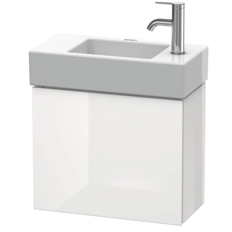 Тумба под раковину, Duravit, L-Cube, шгв 480*240*400, петли-справа, раковина-необходимо заказать, цвет-белый глянцевый