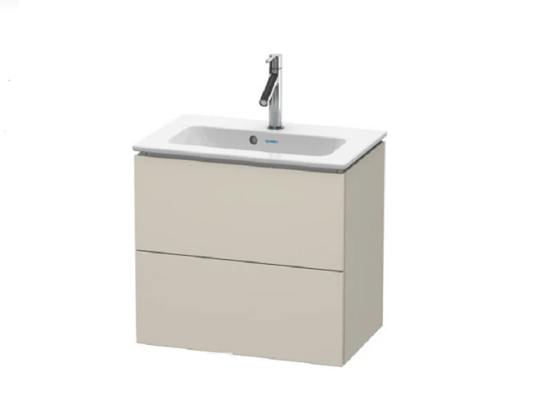 Тумба под раковину, Duravit, L-Cube, шгв 620*391*550, раковина-необходимо заказать, цвет-серо-коричневый матовый