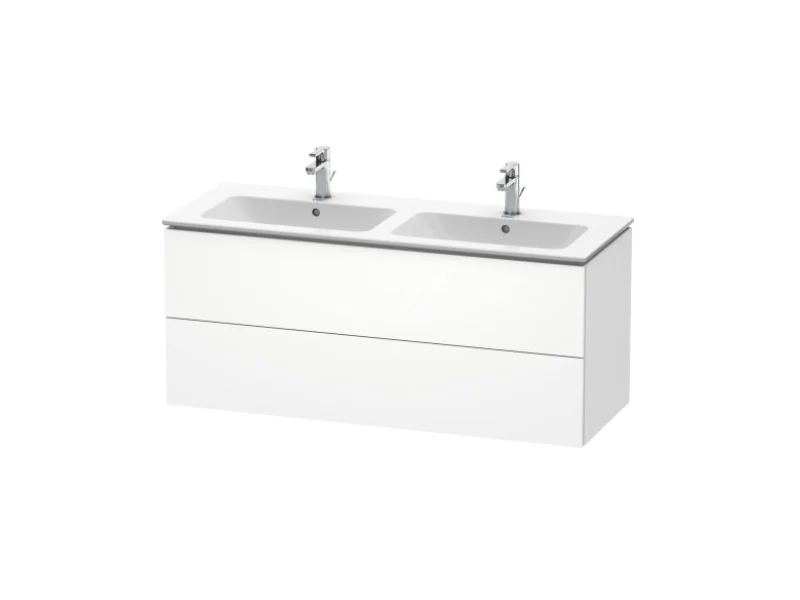 Тумба под раковину, Duravit, L-Cube, шгв 1290*481*550, раковина-необходимо заказать, цвет-белый матовый