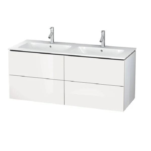 Тумба под раковину, Duravit, L-Cube, шгв 1290*481*550, раковина-необходимо заказать, цвет-белый глянцевый