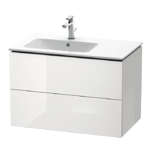 Тумба под раковину, Duravit, L-Cube, шг 820*481, раковина-необходимо заказать, цвет-белый глянцевый