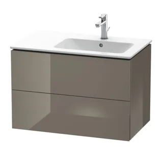Тумба под раковину, Duravit, L-Cube, шгв 820*481*550, раковина-необходимо заказать, чаша справа, цвет-фланелево-серый глянцевый