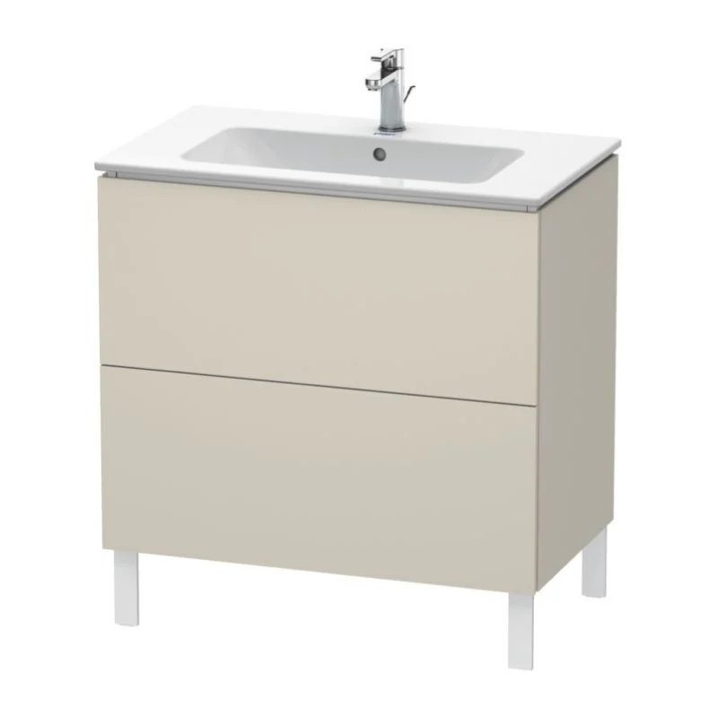 Тумба под раковину, Duravit, L-Cube, шгв 820*481*820, раковина-необходимо заказать, цвет-серо-коричневый матовый