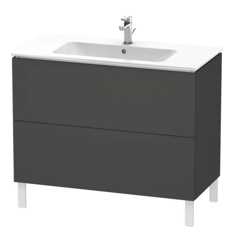 Тумба под раковину, Duravit, L-Cube, шгв 1020*481*856, раковина-необходимо заказать, цвет-белый глянцевый