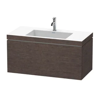Тумба под раковину, Duravit, L-Cube, шгв 1000*480*500, раковина-в комплекте, цвет-дуб тёмный брашированный