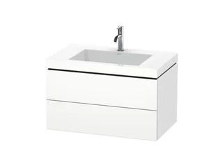Тумба под раковину, Duravit, L-Cube, шгв 800*480*500, раковина-в комплекте, цвет-лён