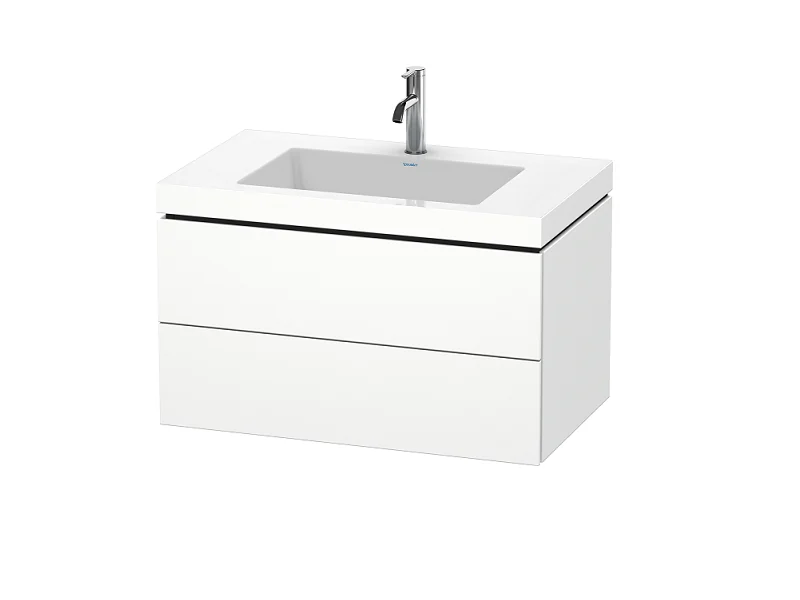 Тумба под раковину, Duravit, L-Cube, шгв 800*480*500, раковина-в комплекте, цвет-белый матовый