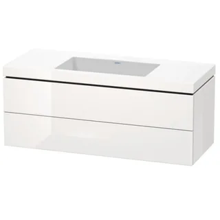 Тумба под раковину, Duravit, L-Cube, шгв 1200*480*500, раковина-в комплекте, цвет-белый глянцевый