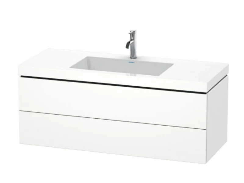 Тумба под раковину, Duravit, L-Cube, шгв 1200*480*500, раковина-в комплекте, цвет-бетонно-серый матовый