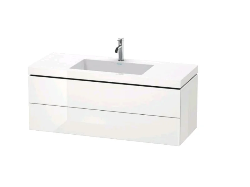 Тумба под раковину, Duravit, L-Cube, шгв 1200*480*500, раковина-в комплекте, цвет-орех брашированный