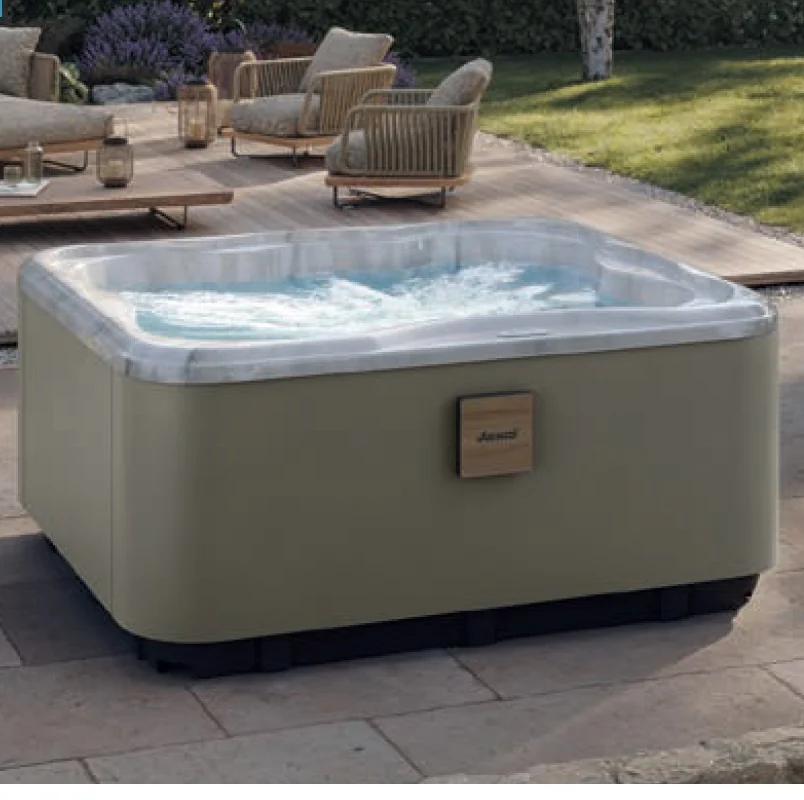 Гидромассажная ванна, Jacuzzi, LODGE M, шгв 2000*1850*900, есть, цвет чаши-белый, цвет внешней отделки-quartz grey