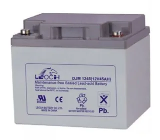 Аккумулятор Leoch DJM 1245 емкостью 45 Ач для источника бесперебойного питания BAXI Reserve 300/3 — иконка