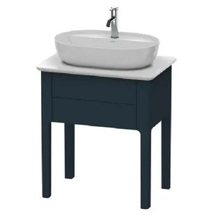 Тумба для консоли, Duravit, Luv, шгв 688*450*743, раковина-необходимо заказать, цвет-темно-синий шелковисто-матовый