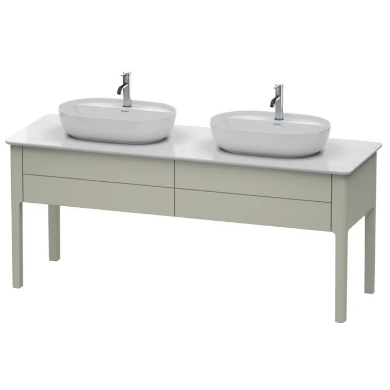 Тумба для консоли, Duravit, Luv, шгв 1783*570*743, раковина-необходимо заказать, цвет-cеро-коричневыйшелковисто-матовый
