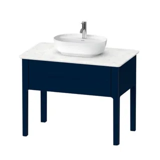 Тумба под раковину, Duravit, Luv, для консоли, шгв 938*570*743, раковина-необходимо заказать, цвет-темно-синий шелковисто-матовый
